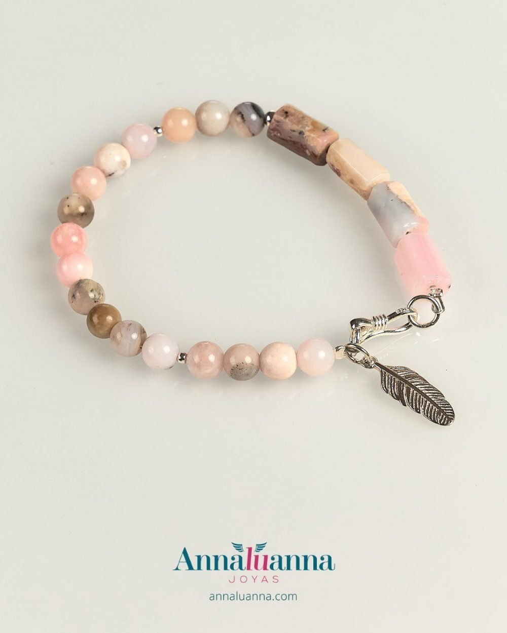 pulsera opalo rosado