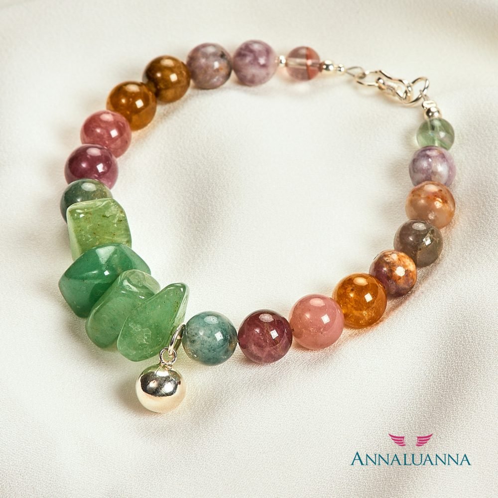 Pulsera turmalina Tropical