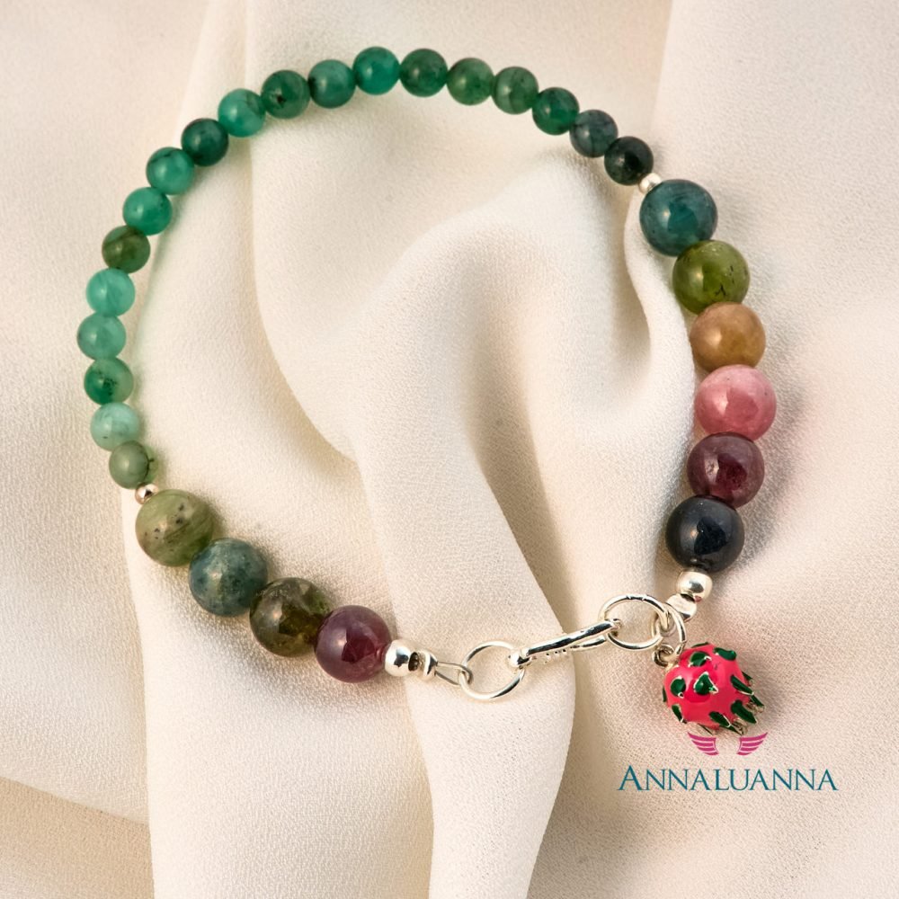 annaluanna joyas Pulsera Exotic Turmalina Sandia 4