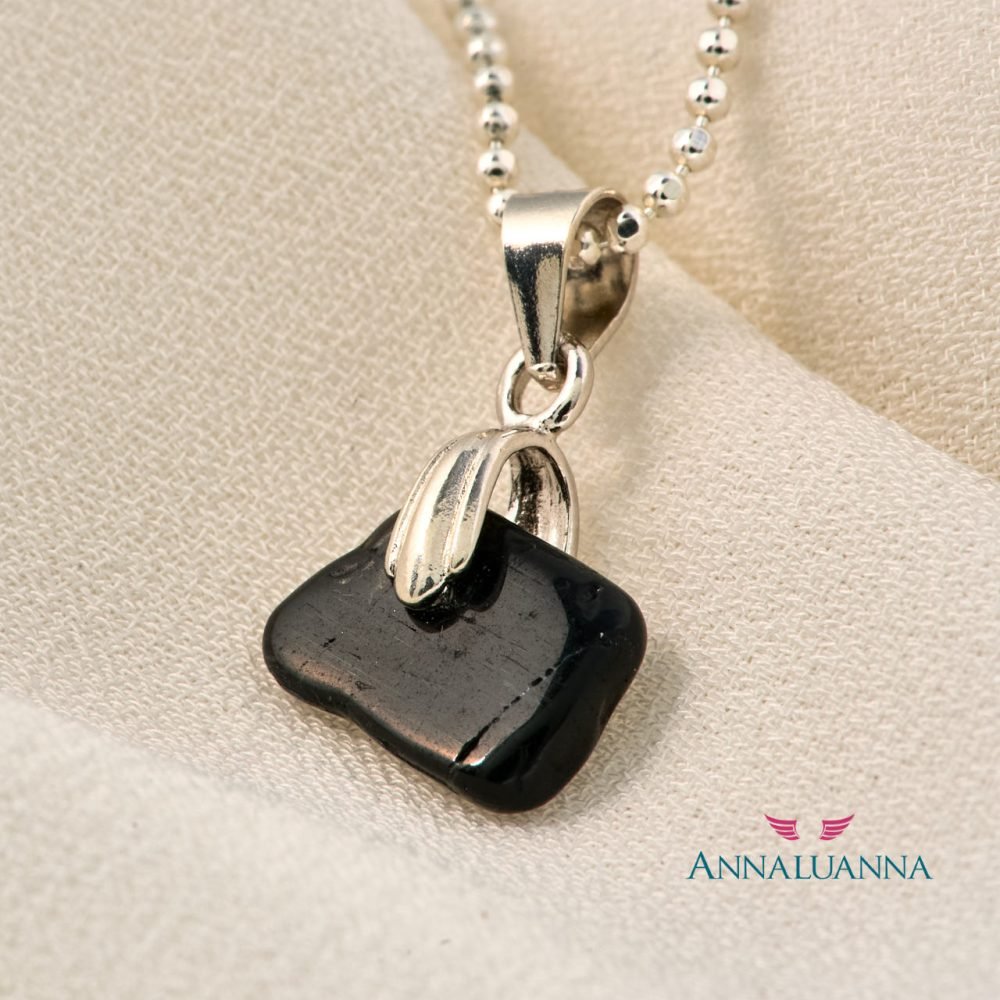 annaluanna joyas Collar Turmalina Negra mini dije 1