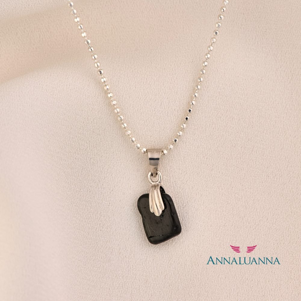 annaluanna joyas Collar Turmalina Negra mini dije 2