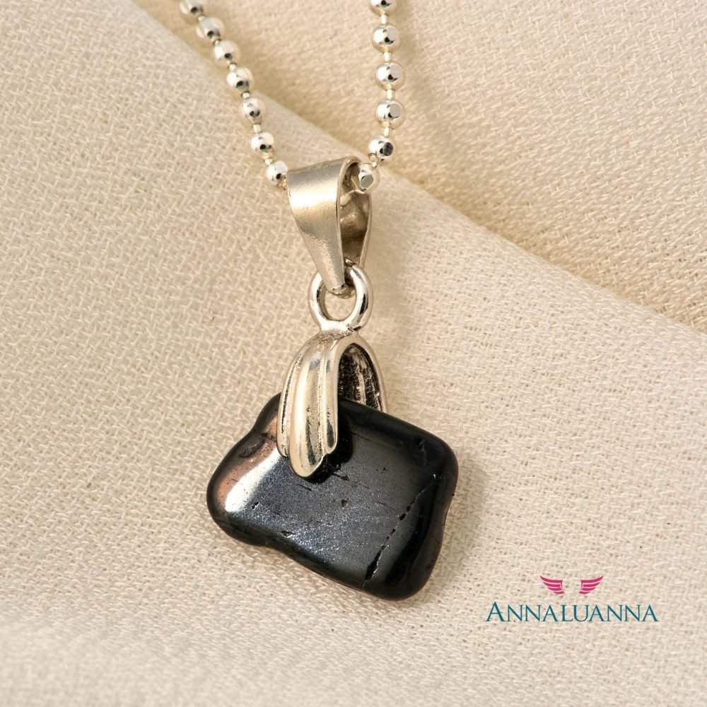 annaluanna joyas Collar Turmalina Negra mini dije 3