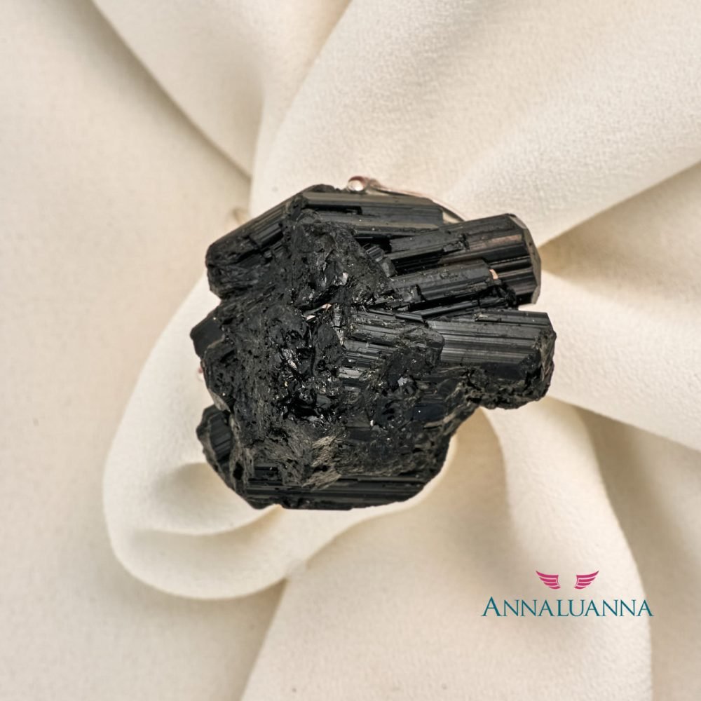 annaluanna joyas Anillo Turmalina en Bruto con plata 925 2