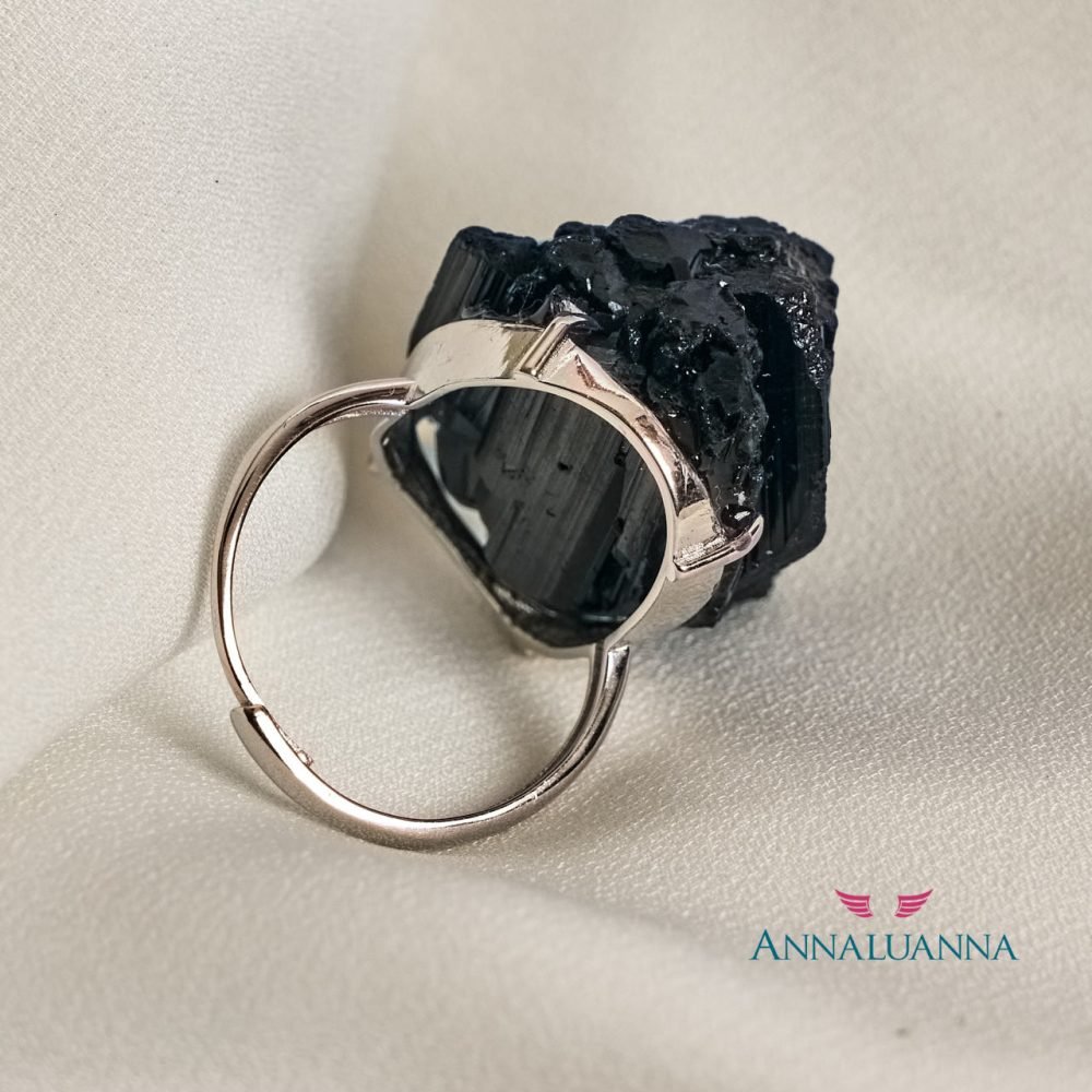 annaluanna joyas Anillo Turmalina en Bruto con plata 925 33