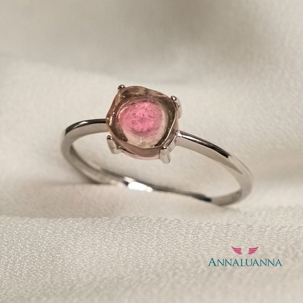 annaluanna joyas Anillo con Turmalina sandia y plata 925 22