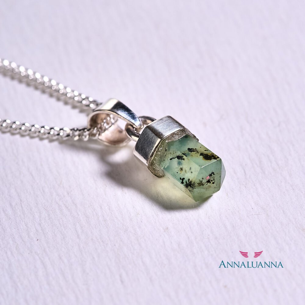 dije punta de ópalo andino peruano y plata 925